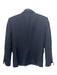 Rag & Bone Size 4 Navy Blue Cotton Textured 2 button pocket Blazer Jacket Navy Blue / 4