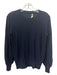 Ann Mashburn Size S Navy Blue Cashmere Thin Knit Crew Neck Top Navy Blue / S