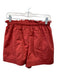Ulla Johnson Size 2 Brick Red Cotton Elastic Drawstring Waist Tassel Shorts Brick Red / 2