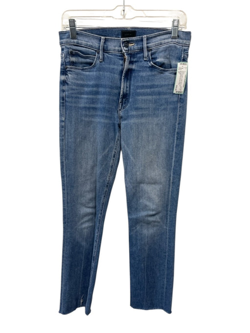 Mother Size 27 Medium Wash Cotton Blend Denim Mid Rise Button & Zip Fly Jeans Medium Wash / 27