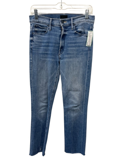 Mother Size 27 Medium Wash Cotton Blend Denim Mid Rise Button & Zip Fly Jeans Medium Wash / 27