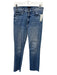 Mother Size 27 Medium Wash Cotton Blend Denim Mid Rise Button & Zip Fly Jeans Medium Wash / 27