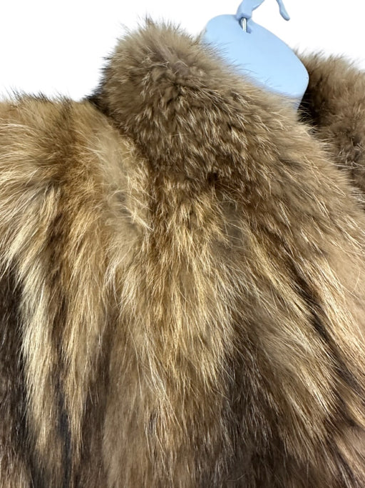Howard Marcus Furs Size One Size Brown Mink Fur Open Front Pockets Coat Brown / One Size