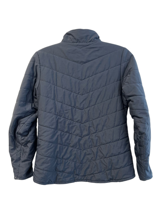 Patagonia Size Est S Blue & Beige Polyester Zip Front Quilted Reversible Coat Blue & Beige / Est S