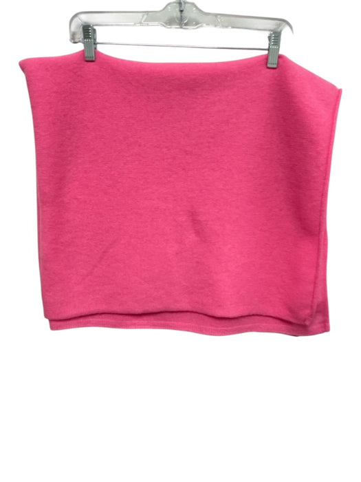 J Crew Pink Cashmere Knit scarf Pink / One Size