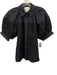 3.1 Phillip Lim Size 2 Navy Blue & Black Lyocell blend Button Front Collar Top Navy Blue & Black / 2