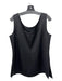 St. John Size L Black Triacetate Blend Scoop Neck Sleeveless Top Black / L