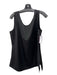 St. John Size L Black Triacetate Blend Scoop Neck Sleeveless Top Black / L