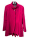 HiSO Size 10 Fuschia Pink Wool Collared Button Up seam detail Pockets Jacket Fuschia Pink / 10