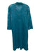 Misook Size S Teal Blue Acrylic & Polyester Long Sleeve Knit Buttons Cardigan Teal Blue / S