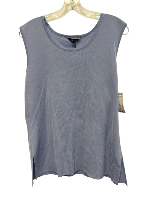 Misook Size M Cornflower Blue Acrylic & Polyester Sleeveless Knit Scoop Neck Top Cornflower Blue / M