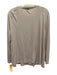 St. John Size M Blush Pink Viscose All Over Sequins Long Sleeve Boat Neck Top Blush Pink / M