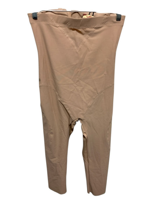 Honeylove Size Large Tan Beige Nylon Blend Strapless Romper Shape Wear Lingerie Tan Beige / Large