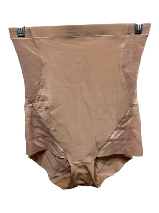 Honeylove Size Medium Tan Beige Nylon Blend Strapless Mesh Detail Lingerie Tan Beige / Medium