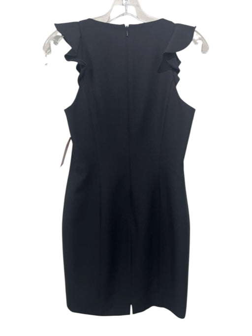 Jay Godfrey Size 4 Black Missing Fabric Tag Sleeveless Paneled Back Zip Dress Black / 4