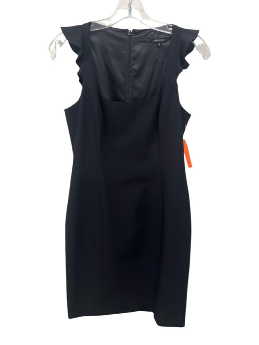 Jay Godfrey Size 4 Black Missing Fabric Tag Sleeveless Paneled Back Zip Dress Black / 4