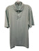 Peter Millar Size L Green & Blue Synthetic Striped Polo Athleisure Short Sleeve Green & Blue / L