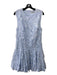 Simkhai Size 12 Light Blue Polyester Sleeveless Back Zip Drop Waist Dress Light Blue / 12