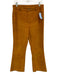 Julia Amory Size M Brown Cotton Blend Zip & Button High Waist Corduroy Pants Brown / M