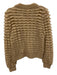 Zimmermann Size 2 Brown Alpaca Blend ruffles Crew Neck Long Sleeve Sweater Brown / 2
