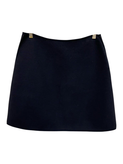 Lela Rose Size 2 Navy Reversable Patch Pockets Skirt Navy / 2