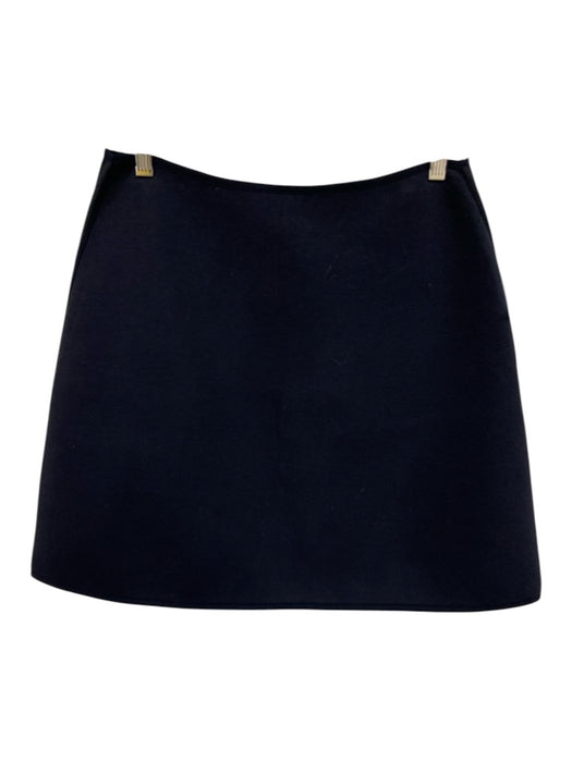 Lela Rose Size 2 Navy Reversable Patch Pockets Skirt Navy / 2