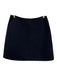 Lela Rose Size 2 Navy Reversable Patch Pockets Skirt Navy / 2