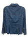 Veronica Beard Jeans Size M Blue Wash Cotton Button Front Collared Jacket Blue Wash / M