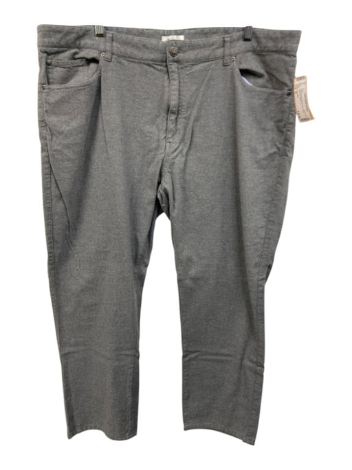 Peter Millar Size 40 Gray Wool Blend Solid Dress Men's Pants Gray / 40