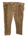 Isaia Size 58 Tan Cotton Cordouroy Khakis Men's Pants Tan / 58