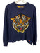 Aviator Nation Size S Blue, Orange, Multi Cotton Crew Neck Tiger Sweater Blue, Orange, Multi / S