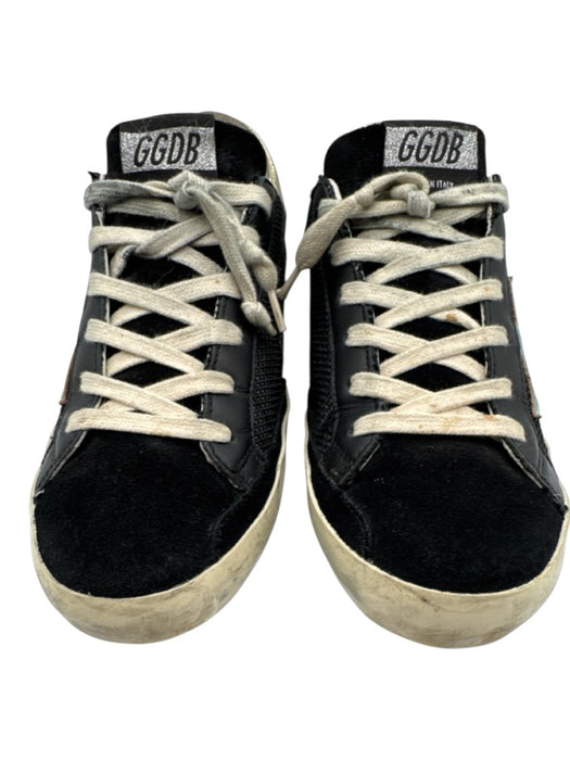 Golden Goose Shoe Size 38 Black, Blue, White Suede & Synthetic Sneakers Black, Blue, White / 38