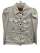 Retrofete Size M White Cotton Denim Buttons Collar Jacket White / M