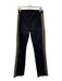 Mother Size 27 Black Cotton Blend High Rise Gold Beading Zip Fly Jeans Black / 27