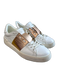 Valentino Garavani Shoe Size 7.5 White & Rose Gold Leather Almond Toe Shoes White & Rose Gold / 7.5