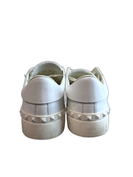 Valentino Garavani Shoe Size 7.5 White & Rose Gold Leather Almond Toe Shoes White & Rose Gold / 7.5