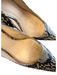 Birman Shoe Size 37.5 Brown No Fabric Tag Reptile Print Pointed Toe Heels Brown / 37.5