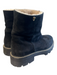 Jimmy Choo Shoe Size 37.5 Black Suede Round Toe lined gold accent Boots Black / 37.5
