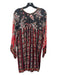 Isabel Etoile Marant Size 3 Black, Red & Yellow Viscose Pleated Dress Black, Red & Yellow / 3