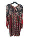 Isabel Etoile Marant Size 3 Black, Red & Yellow Viscose Pleated Dress Black, Red & Yellow / 3