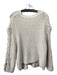 Zara Knit Size S Ivory White Acrylic Cable Knit Chunky Sweater Ivory White / S