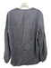 COS Size 10 Dark Gray Wool Half Zip Long Sleeve Hi Lo Top Dark Gray / 10