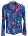 Lily Pulitzer Size S Blue Pink & Multi Nylon & Spandex Long Sleeve Jacket Blue Pink & Multi / S