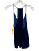 Cami NYC Size S Blue Rayon & Silk Velvet Sleeveless V Neck Tank Top Blue / S