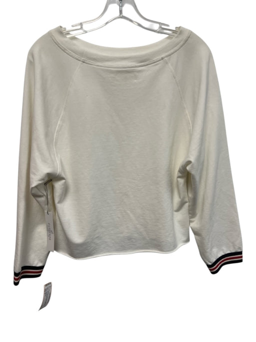 Sundays Size 0 White, Blue, Black Cotton & Polyester Round Neck Sweater White, Blue, Black / 0