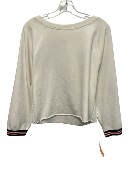 Sundays Size 0 White, Blue, Black Cotton & Polyester Round Neck Sweater White, Blue, Black / 0