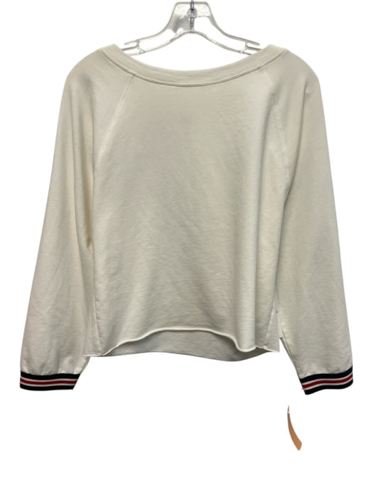 Sundays Size 0 White, Blue, Black Cotton & Polyester Round Neck Sweater White, Blue, Black / 0