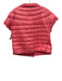 Tyler Boe Size L Pink Nylon Down Fill Quilted Cap Sleeve Snaps Vest Pink / L