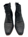 Dolce Vita Shoe Size 7.5 Black Leather Inner Side Zip Almond Toe Western Booties Black / 7.5