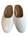 Aerosoles Shoe Size 9.5 White Leather Almond Toe Open Back Flat Ballet Shoes White / 9.5